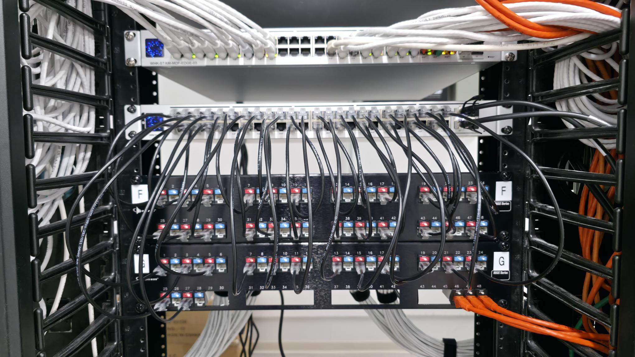 Network cabinet example